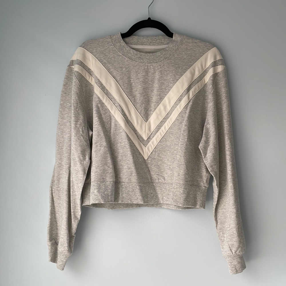 Gray Abercrombie and Fitch long sleeve crew neck sweater. Worn once.